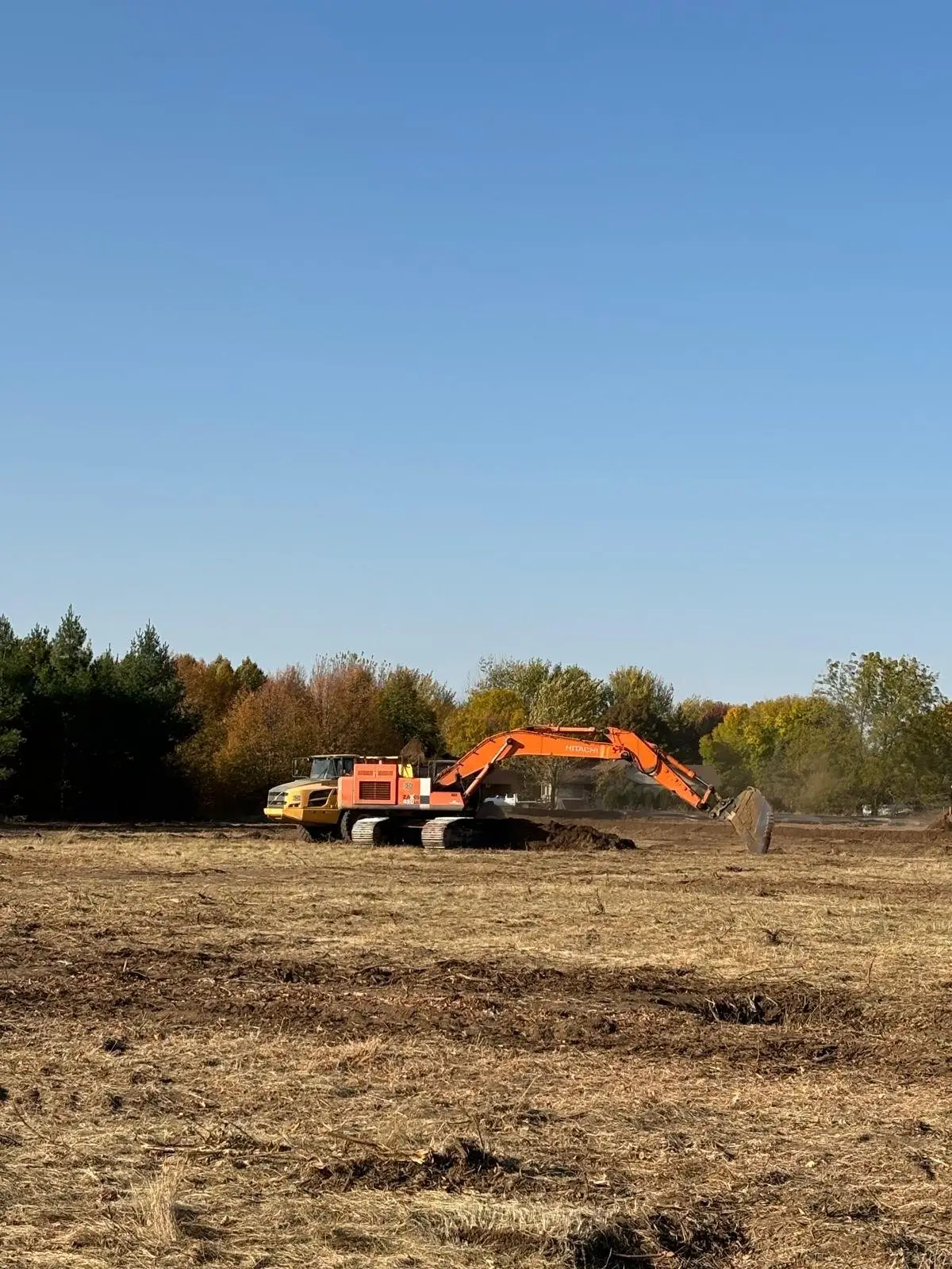 Phase 1 site work, March 2025 — earthwork, grading and road building (photo 2)