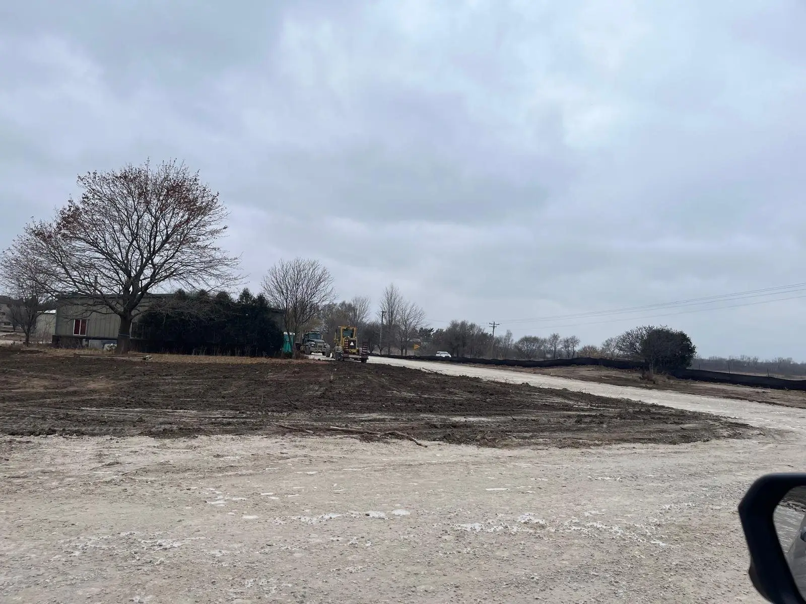 Phase 1 site work, March 2025 — earthwork, grading and road building (photo 4)