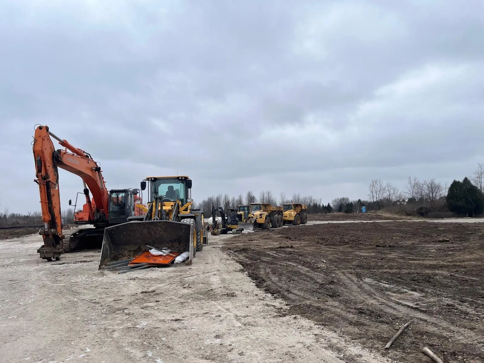 Phase 1 site work, March 2025 — earthwork, grading and road building (photo 5)