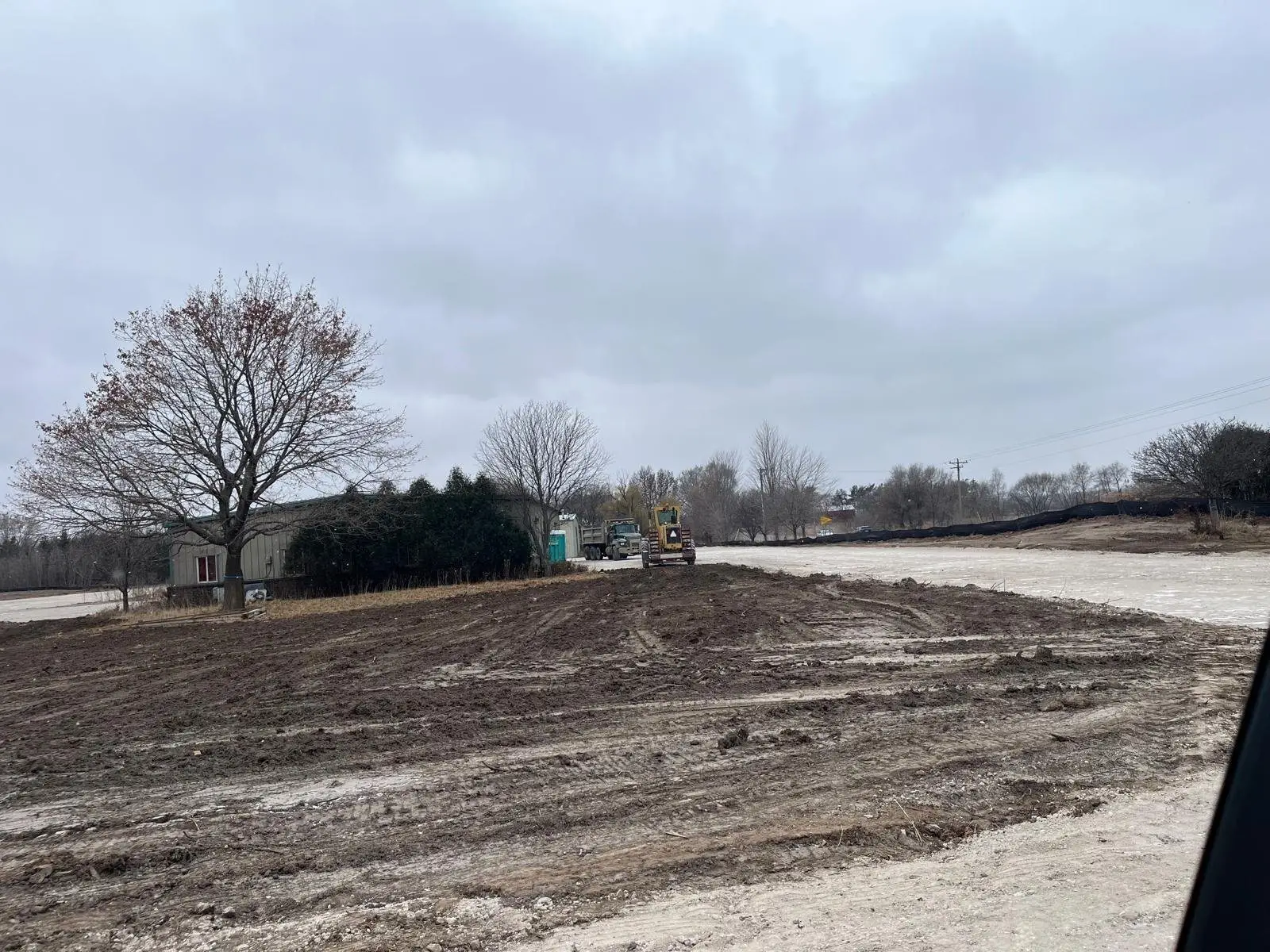 Phase 1 site work, March 2025 — earthwork, grading and road building (photo 10)