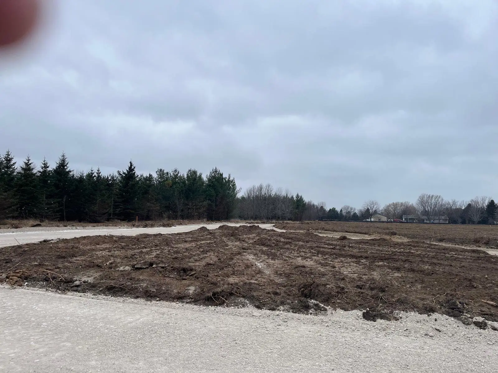 Phase 1 site work, March 2025 — earthwork, grading and road building (photo 12)